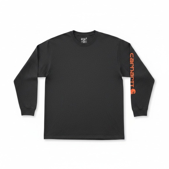 Carhartt Other - Carhartt Mens 2XL Loose Fit Graphic T-Shirt Charcoal Grey Orange Logo